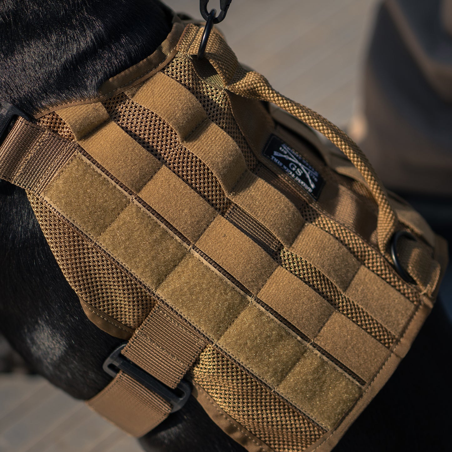Tactical Dog Vest in Coyote | Grunt Style