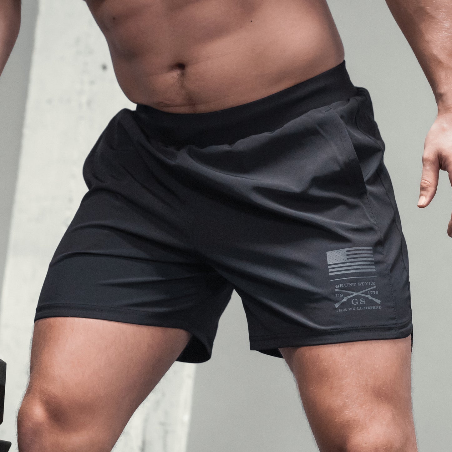 Men's Training Shorts in Black | Grunt Style 