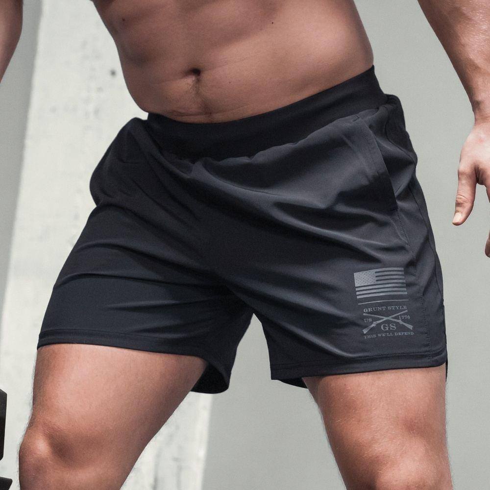 Training Shorts for Men - Black – Grunt Style, LLC