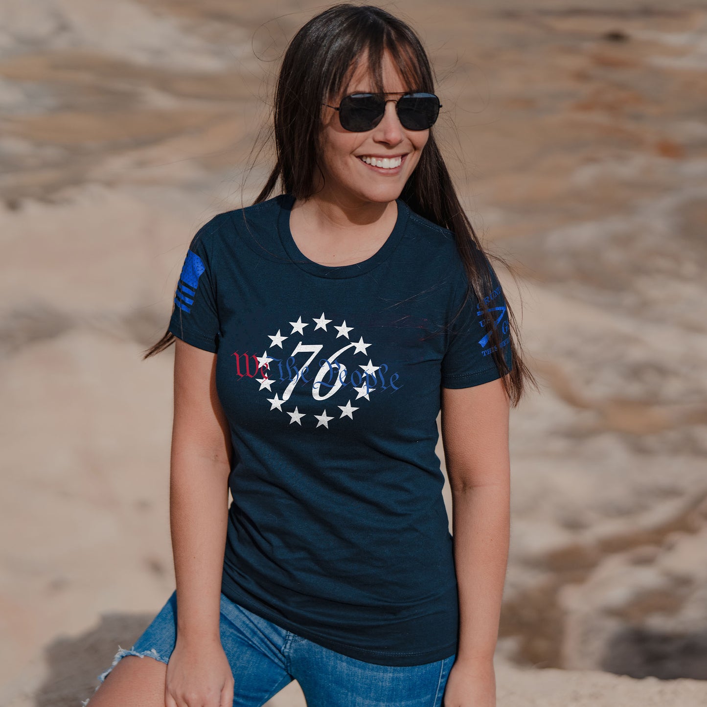 Women's Relaxed Tee We the People  | Grunt Style  