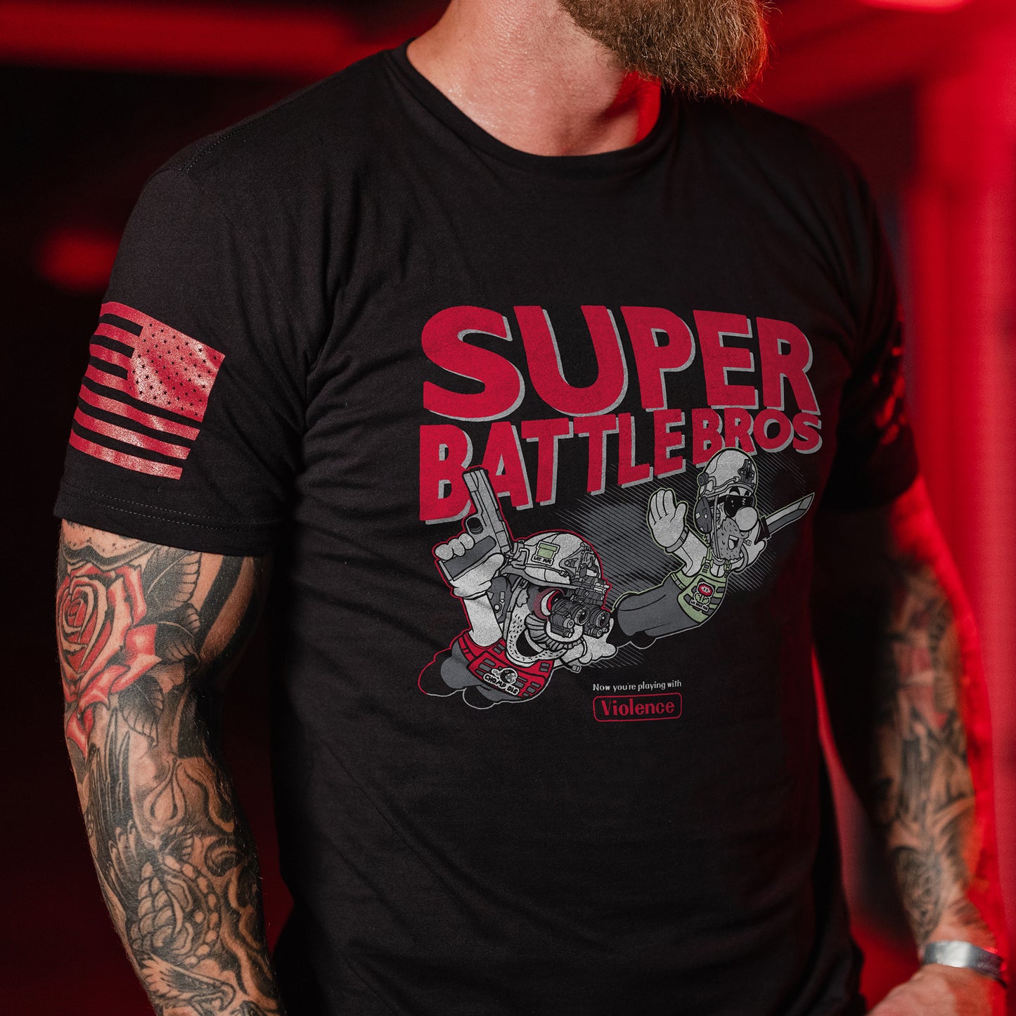 Men's Super Battle Bros Tee | Grunt Style 
