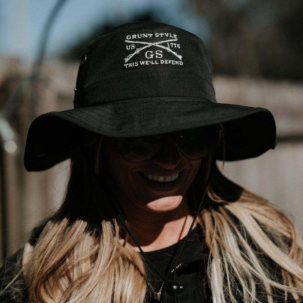 Boonie Hat - Black – Grunt Style, LLC
