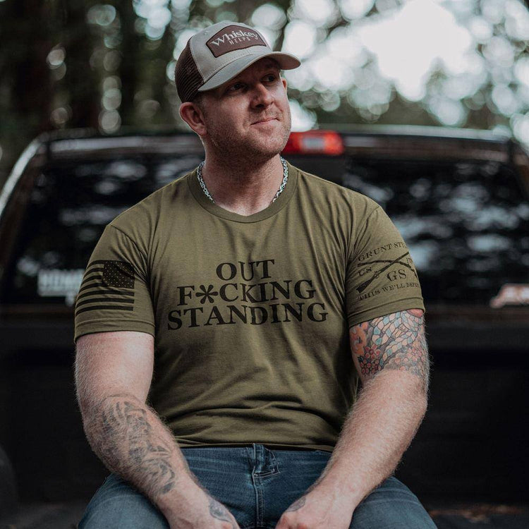 Outf*cking Standing - Military Shirt – Grunt Style, LLC