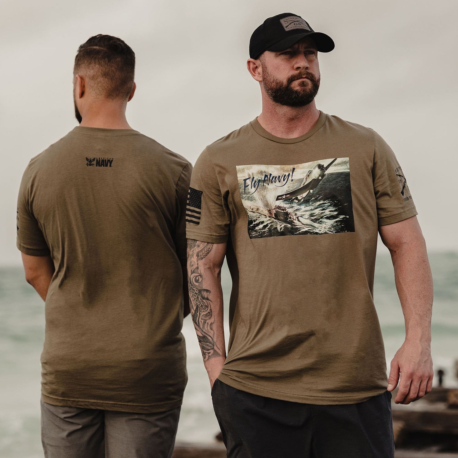 Fly Navy T-Shirt for Men