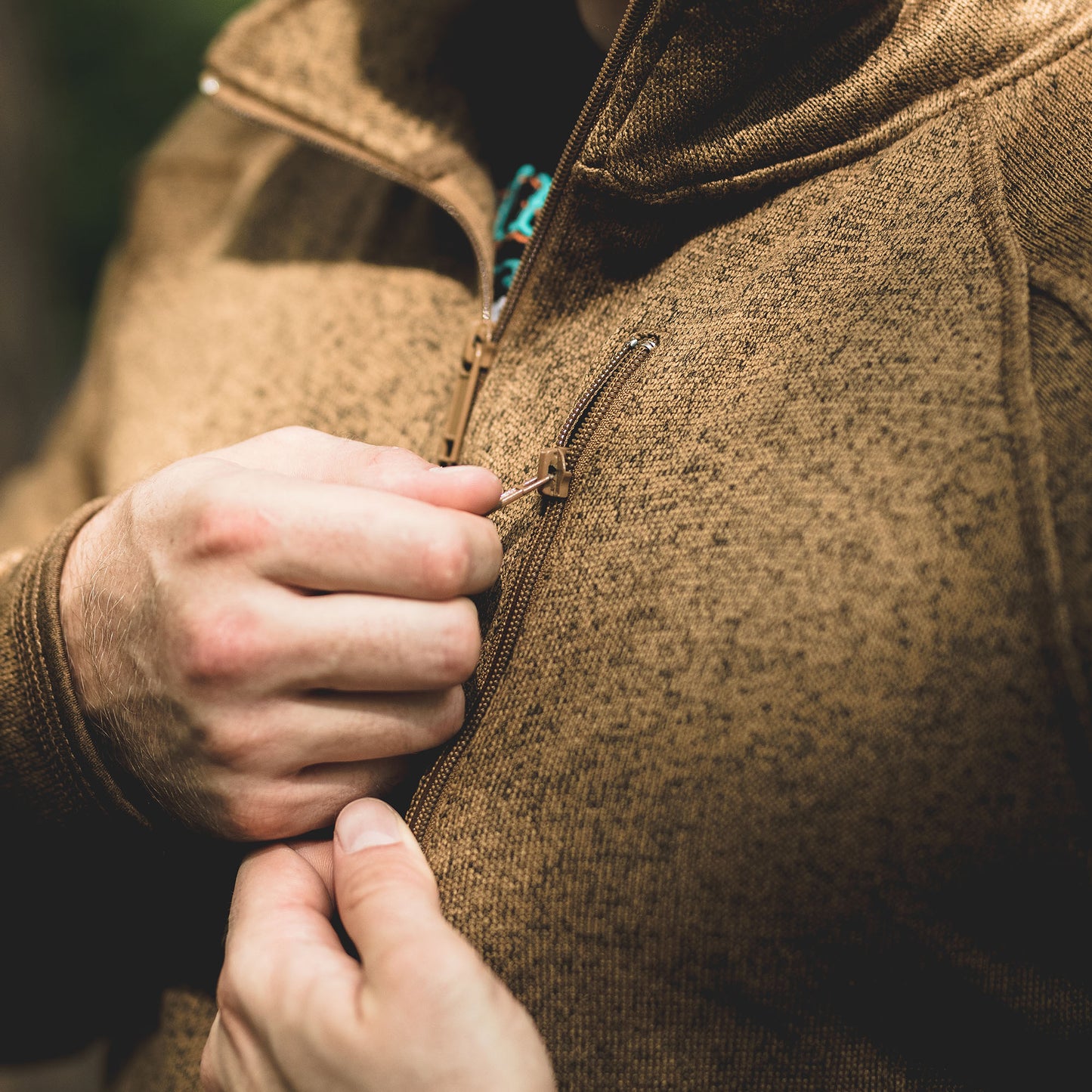 GS Sweater Jacket - Coyote | Grunt Style 