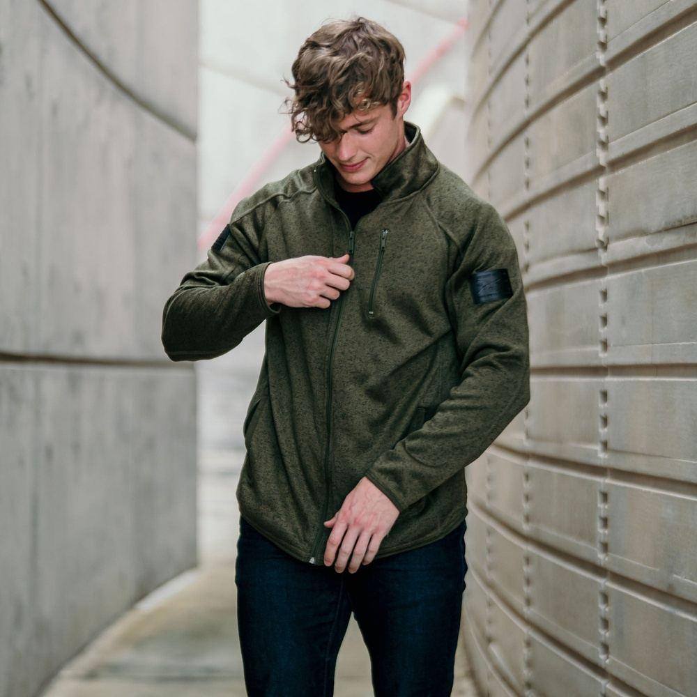 Sweater Jacket - Military Green Jacket – Grunt Style, LLC