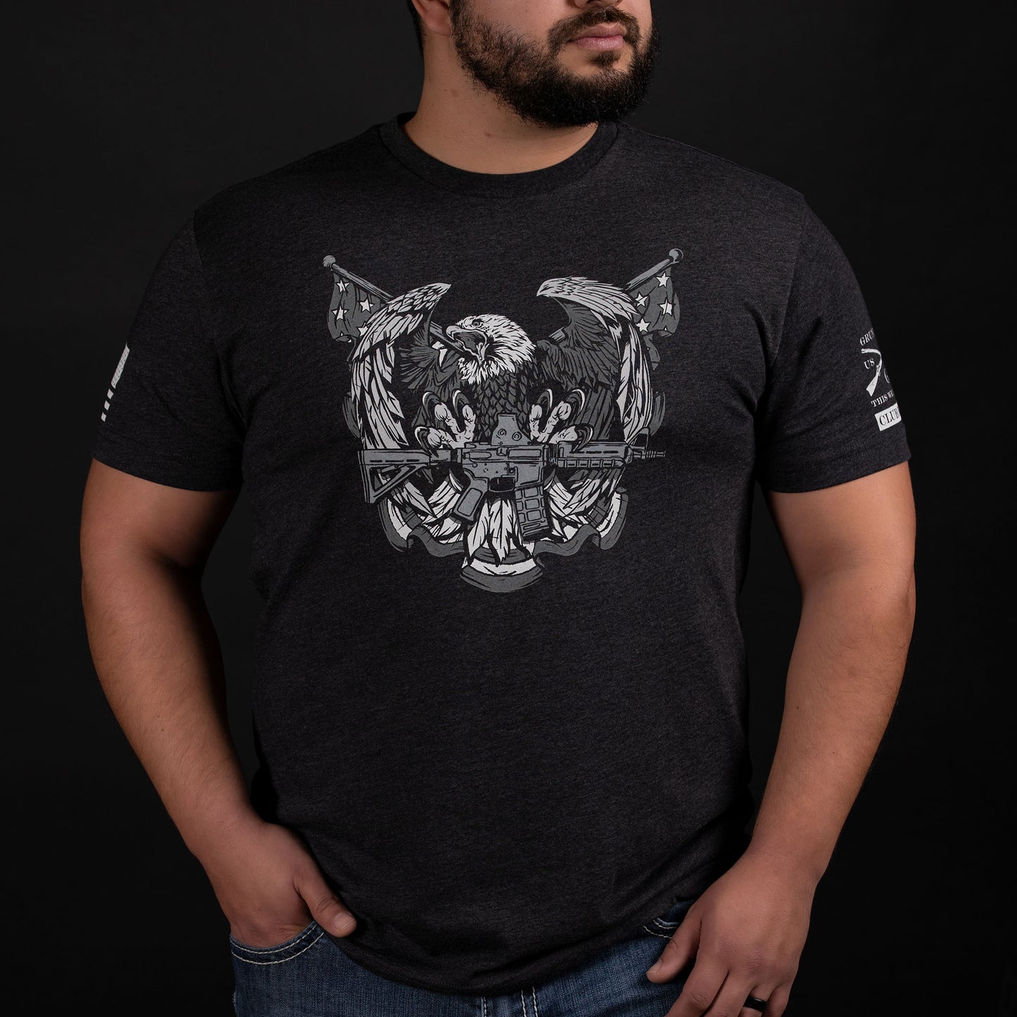 Men's Murican Eagle Graphic Tee | Grunt Style 