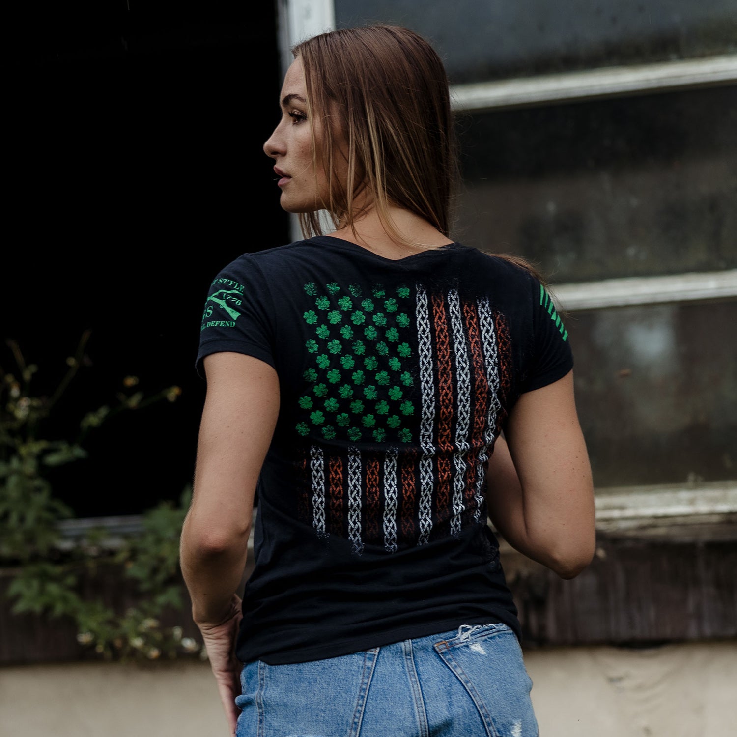This We'll Defend Irish Colors Tee for Women | Grunt Style 