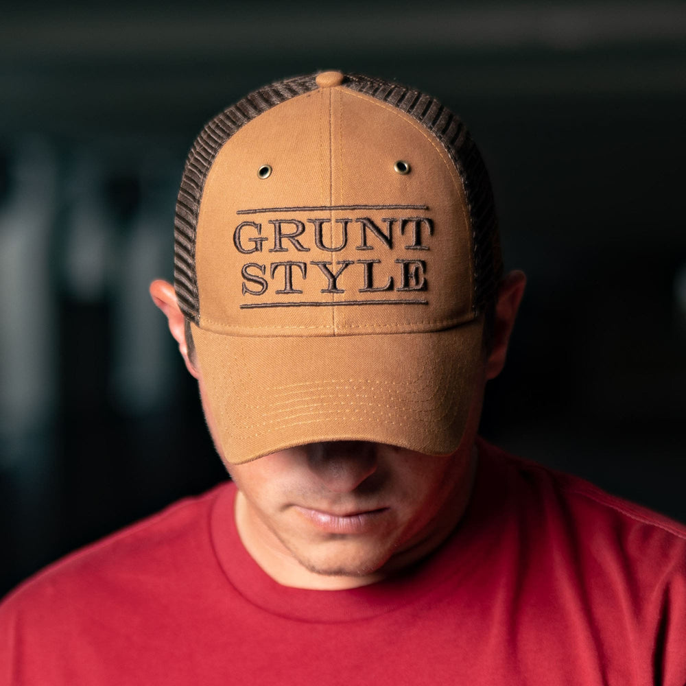 Grunt Style Stacked Logo - Canvas Hat