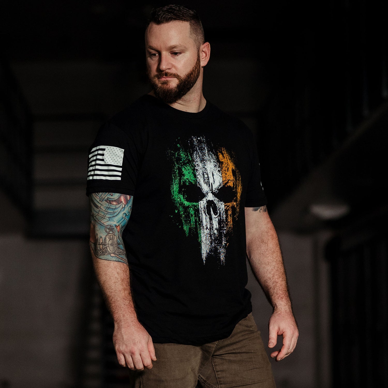 Irish Reaper Graphic T-Shirt for Men | Grunt Style 