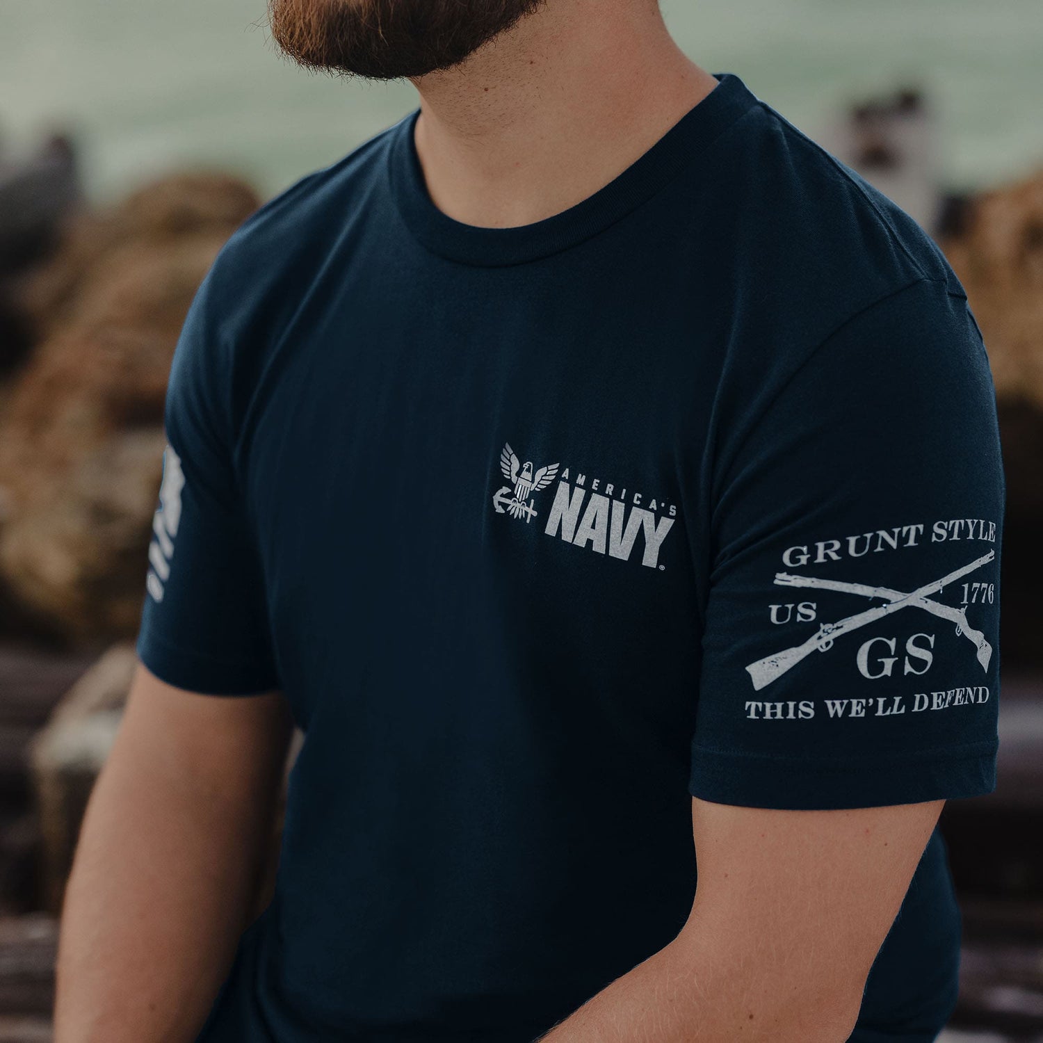 Men's USN Shirt - Shellback Seal | Grunt Style 