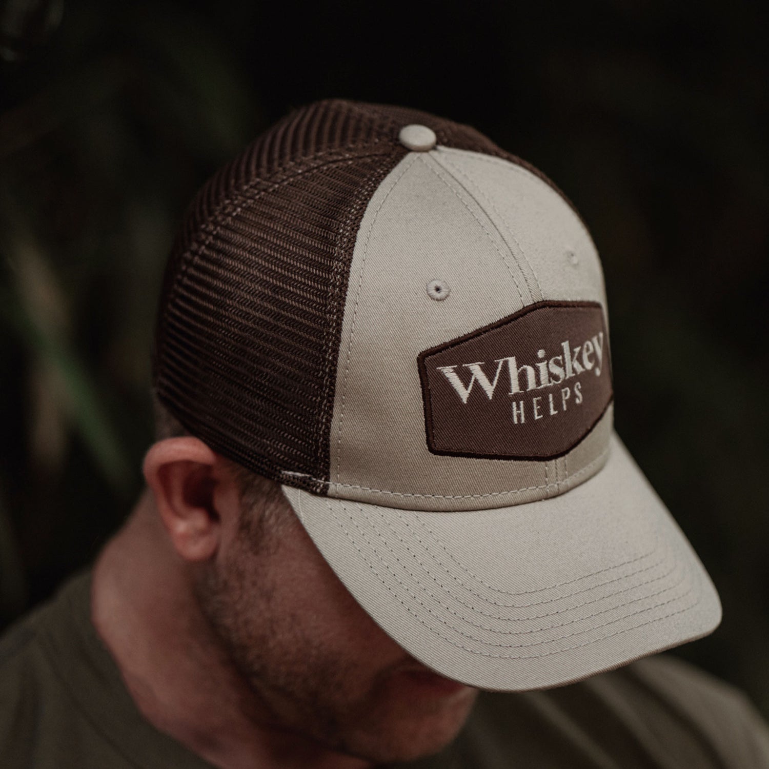 Men's Hat Whiskey Helps‚Ñ¢ | Grunt Style