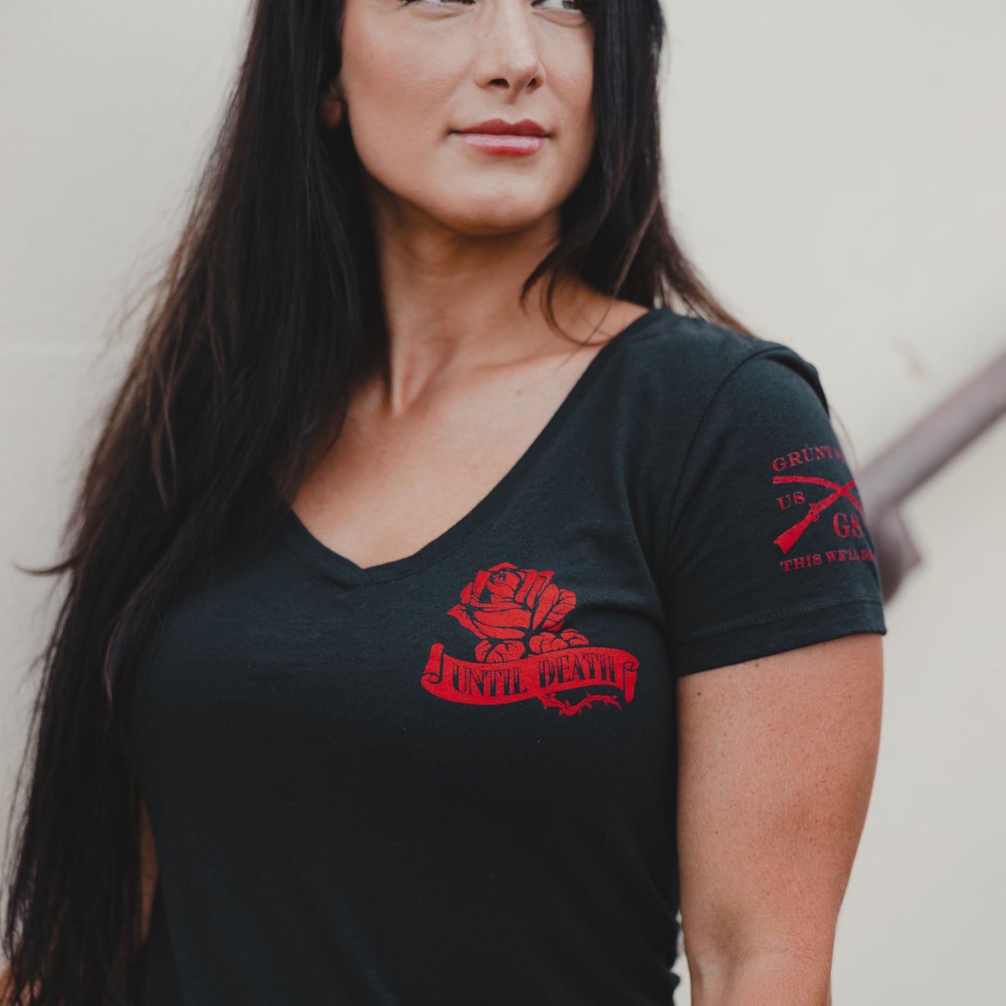 Women's Until Death Do Us Party V-Neck  | Grunt Style  