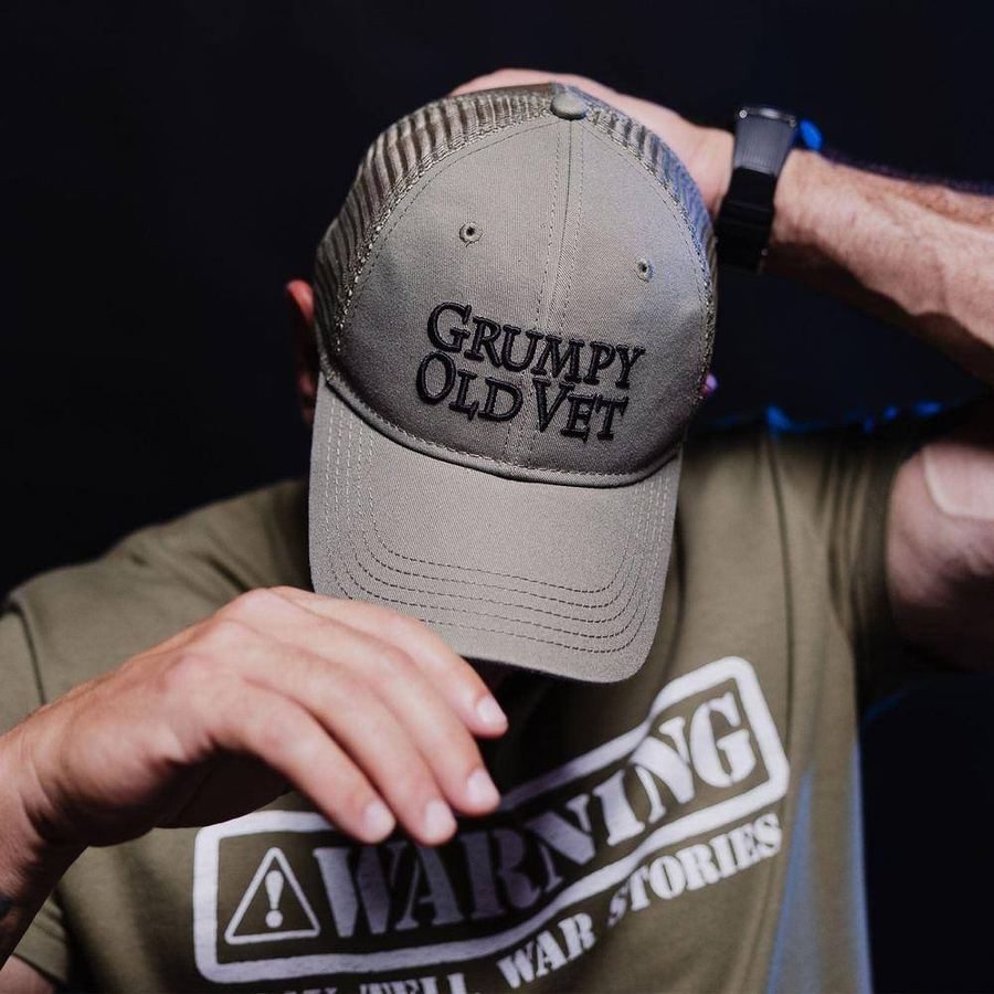 Grumpy Old Vet Hat Veteran Hat Grunt Style, LLC