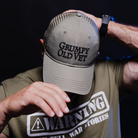 Grumpy Old Veteran Hat for Men | Grunt Style