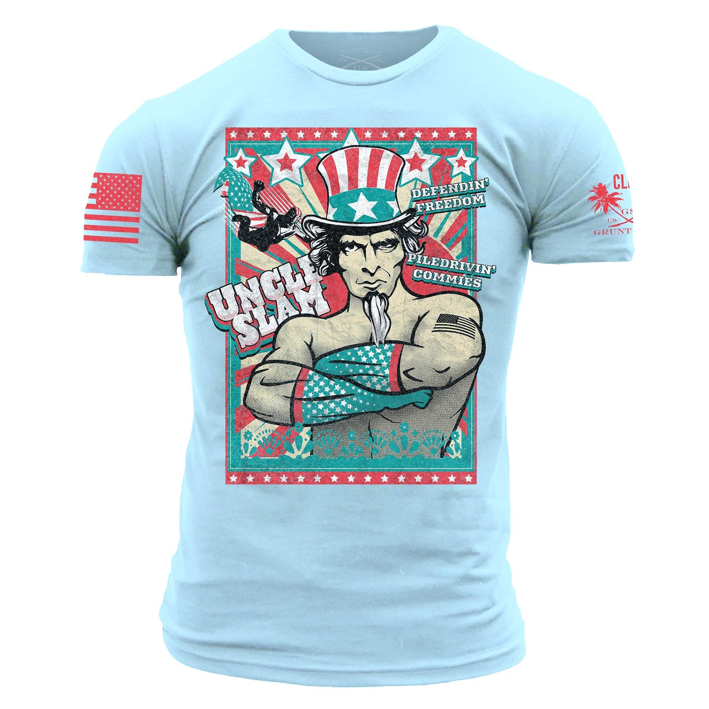 2022 January Club Uncle Slam Patriotic Men's Shirt | Grunt Style 