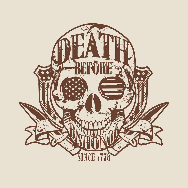 Death Before Dishonor Sticker  | Grunt Style  