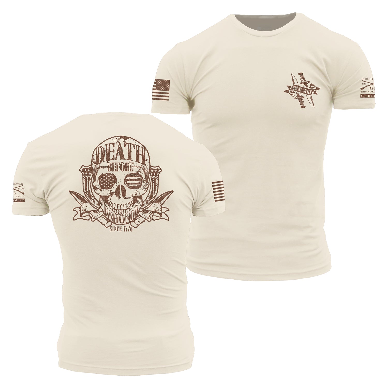 Men's Death Before Dishonor Graphic Tee  | Grunt Style  