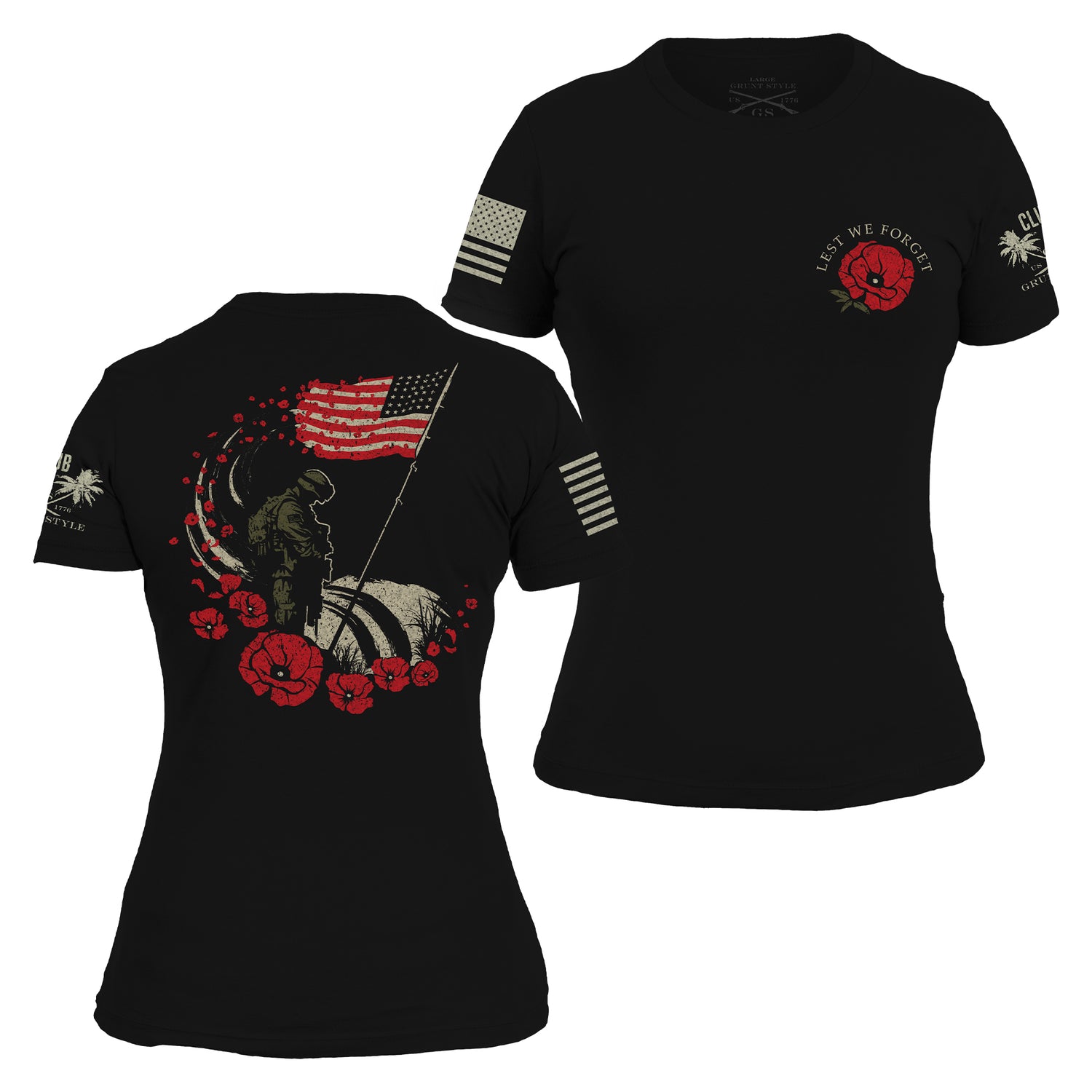 Women's Tee Memorial Day Remembrance Tee Shirt | Grunt Style