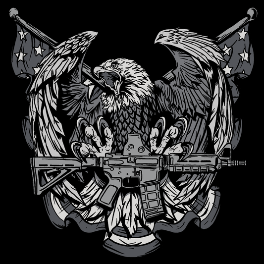 Murican Eagle Sticker | Grunt Style 