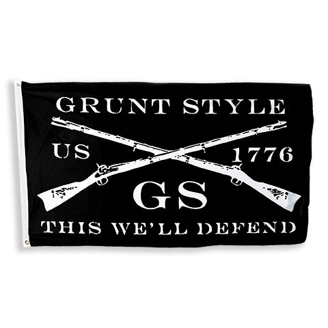 Grunt Style Logo Black Flag  | Grunt Style 