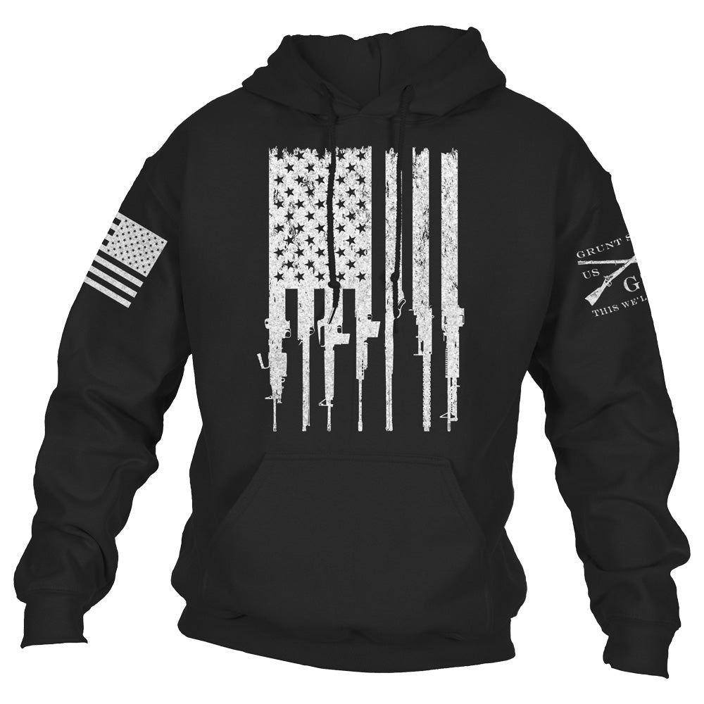 Howitzer TTOG Scream Men's Hoodie – Military Grunt Green – 100% Cotton, Preshrunk