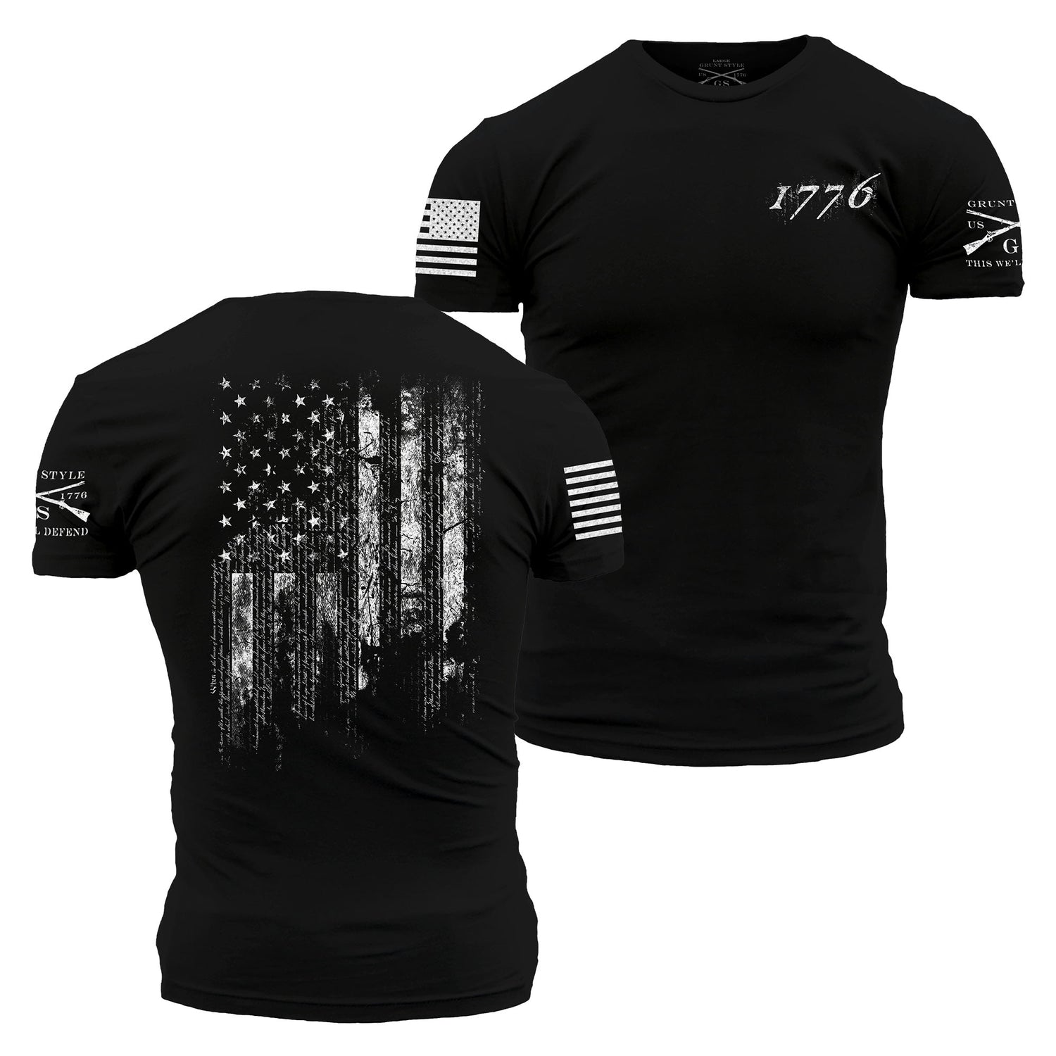 1776 Flag T-shirts | Grunt Style