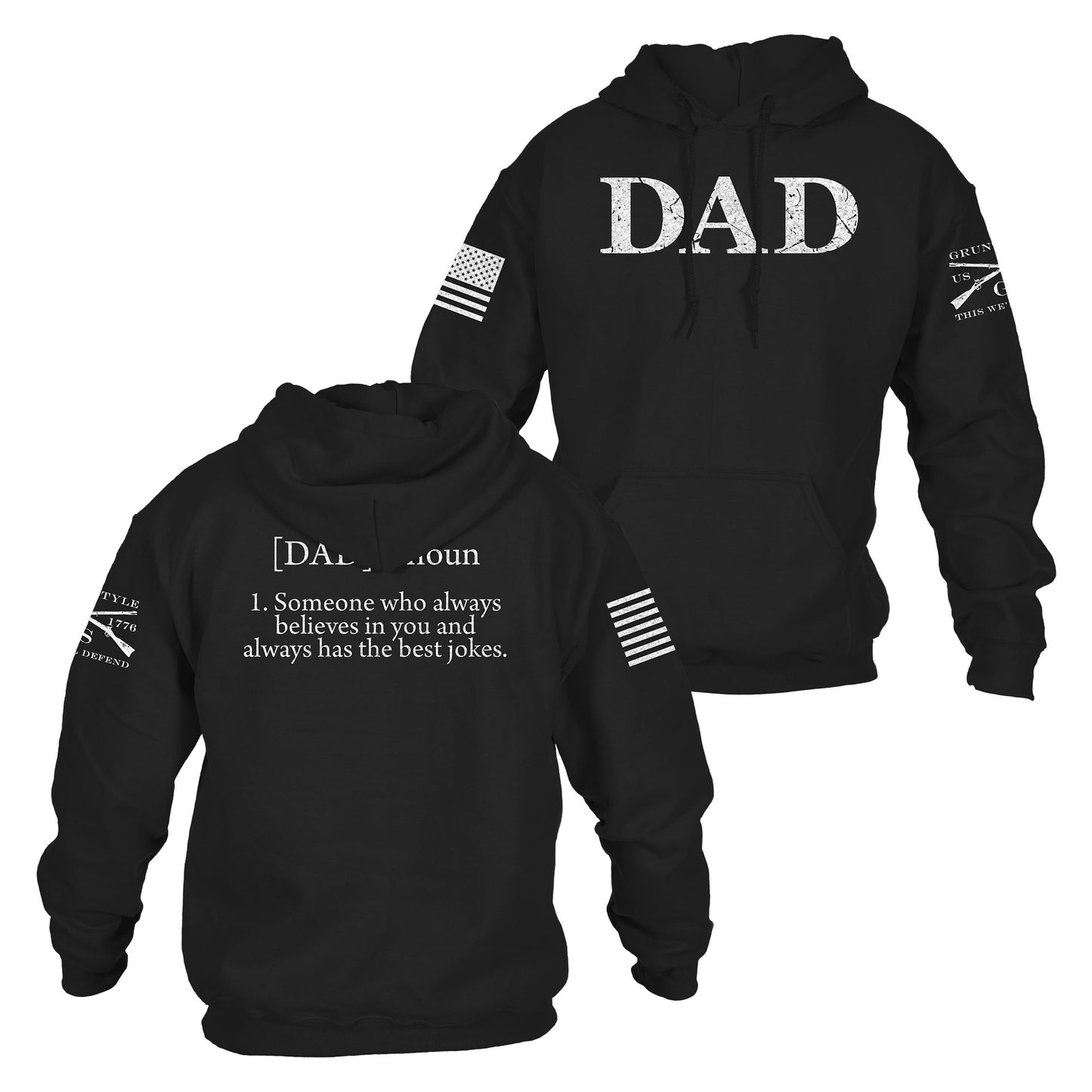 Men's Graphic Dad Defined Hoodie | Grunt Style 