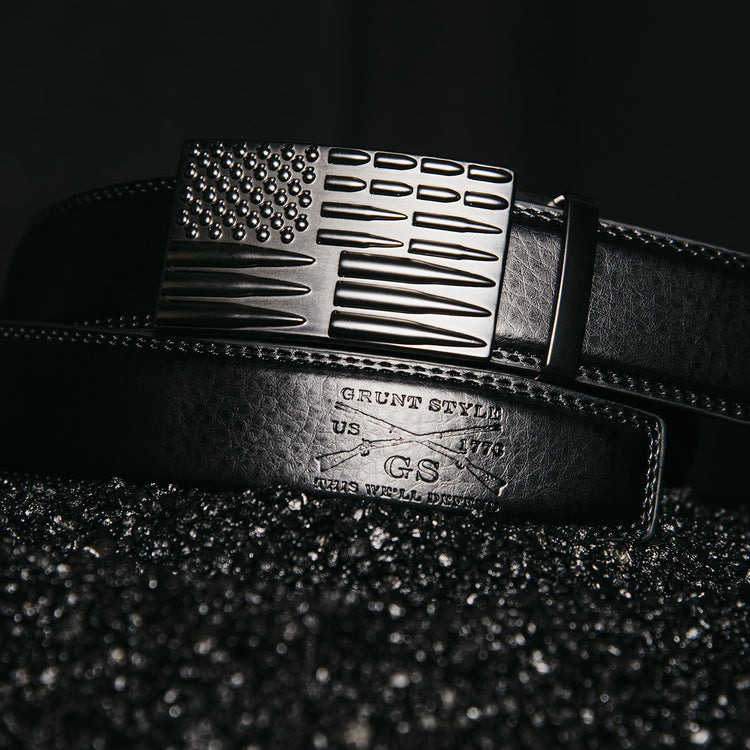 The Leather Belt - Black | Grunt Style 