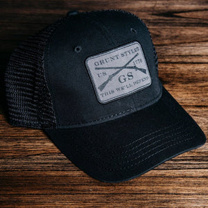 Twill Logo Hat - Black