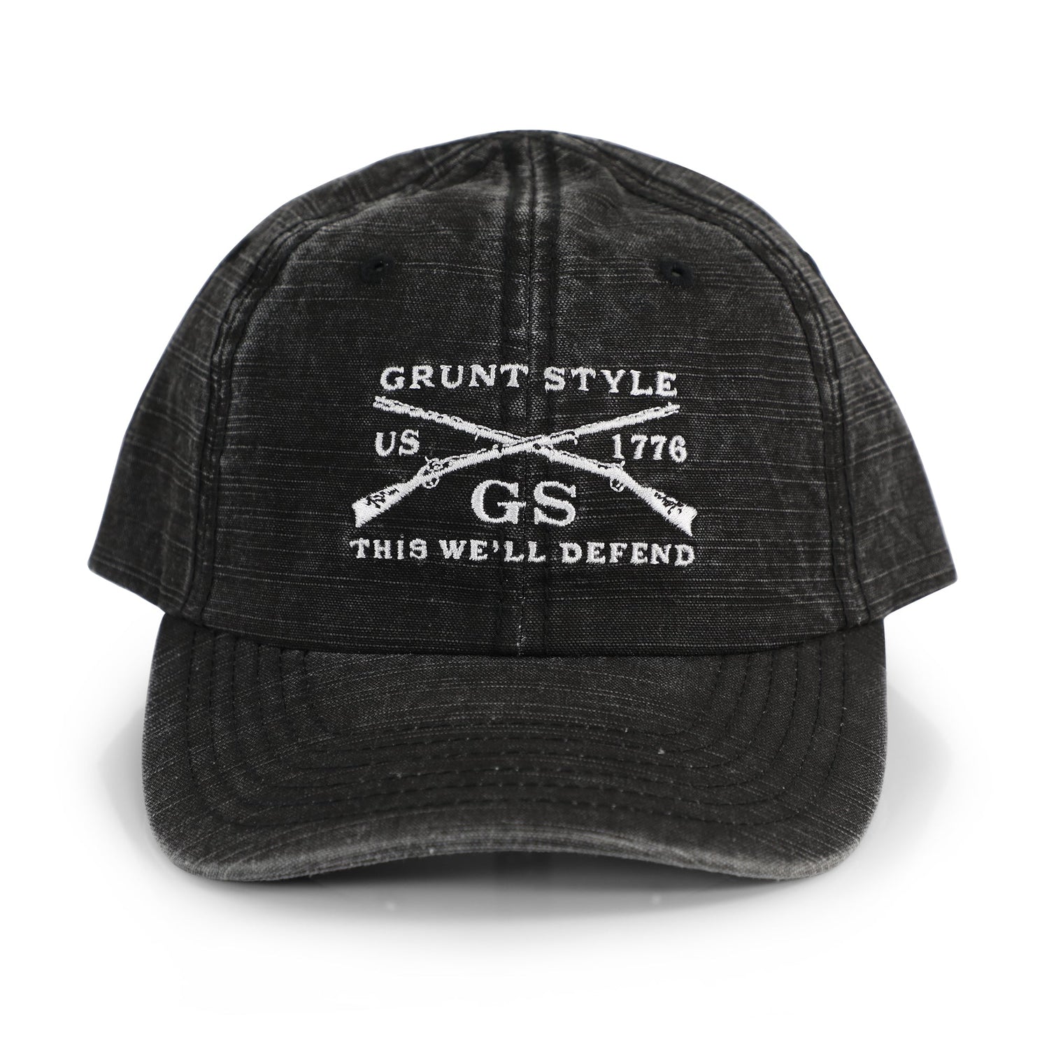 Grunt Style Full Graphic Logo Charcoal Wash Hat