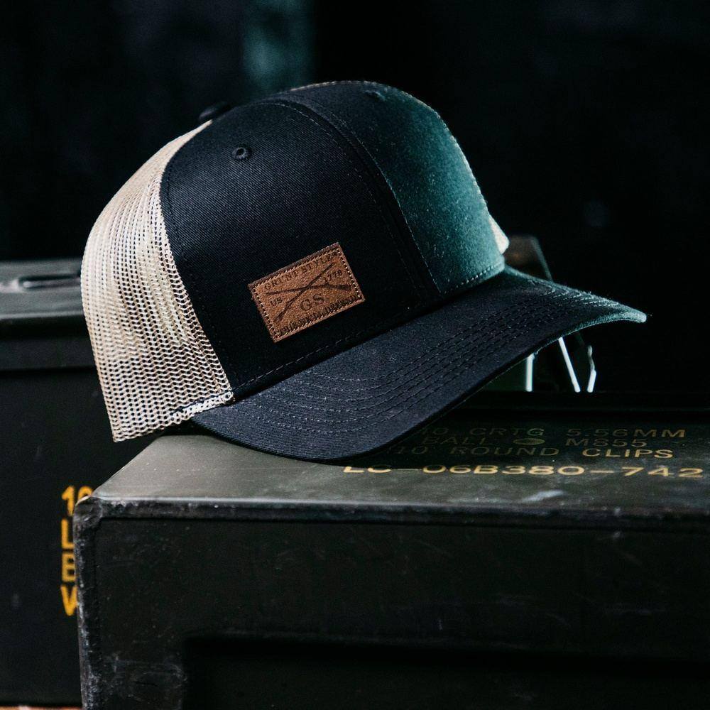 Custom Leather Patch Hats - Men's Clothing & Shoes - Castroville