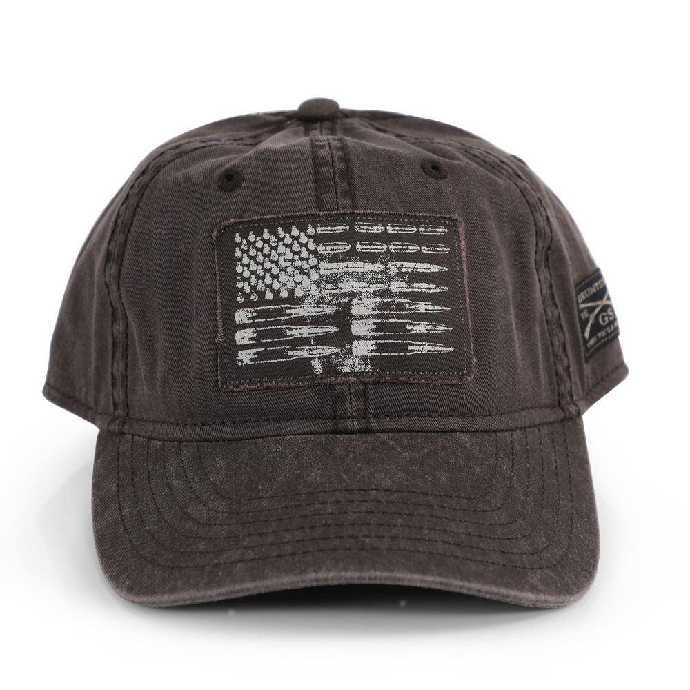 American Flag - Black and White - Distressed - Removable Patch
