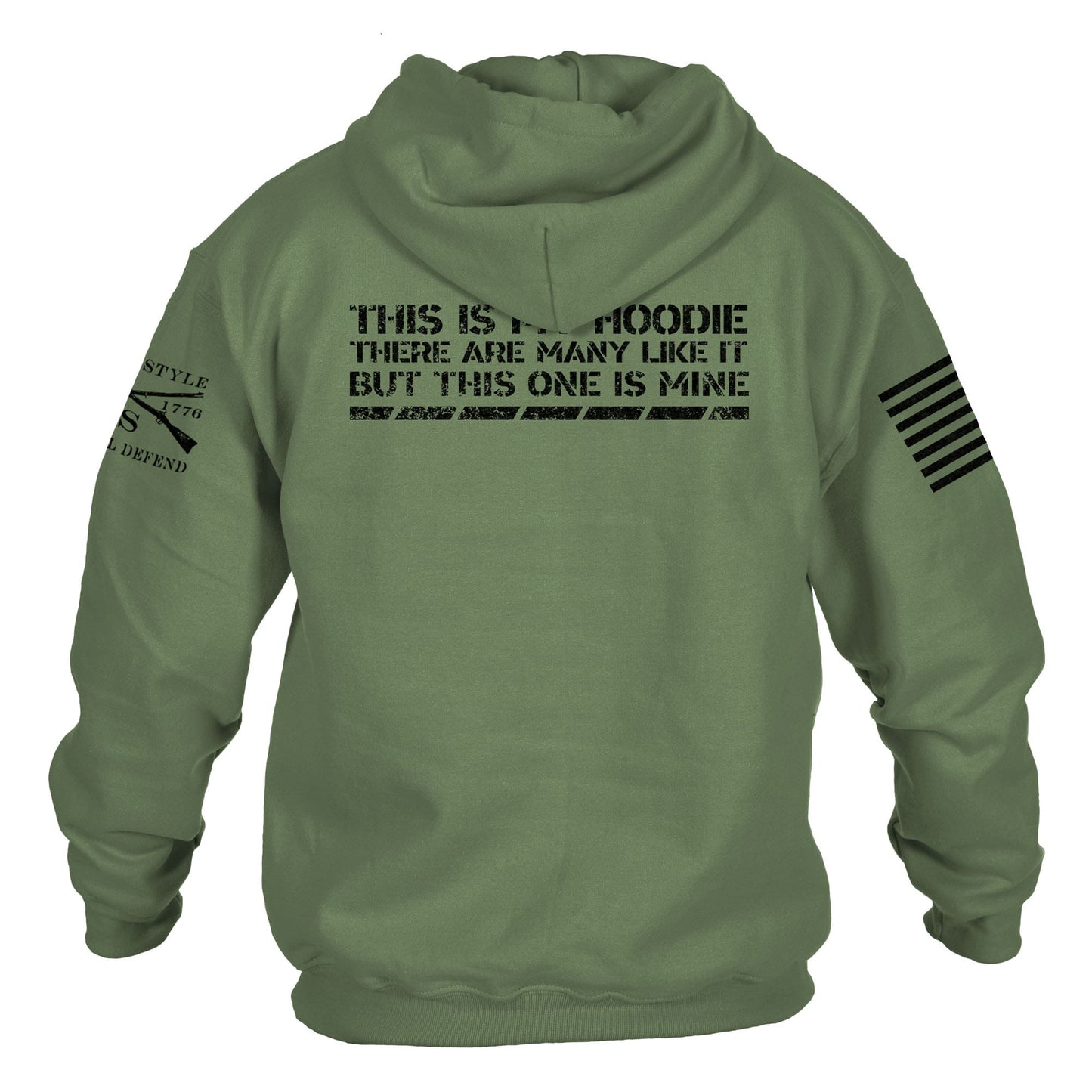 this is my hoodie military green 