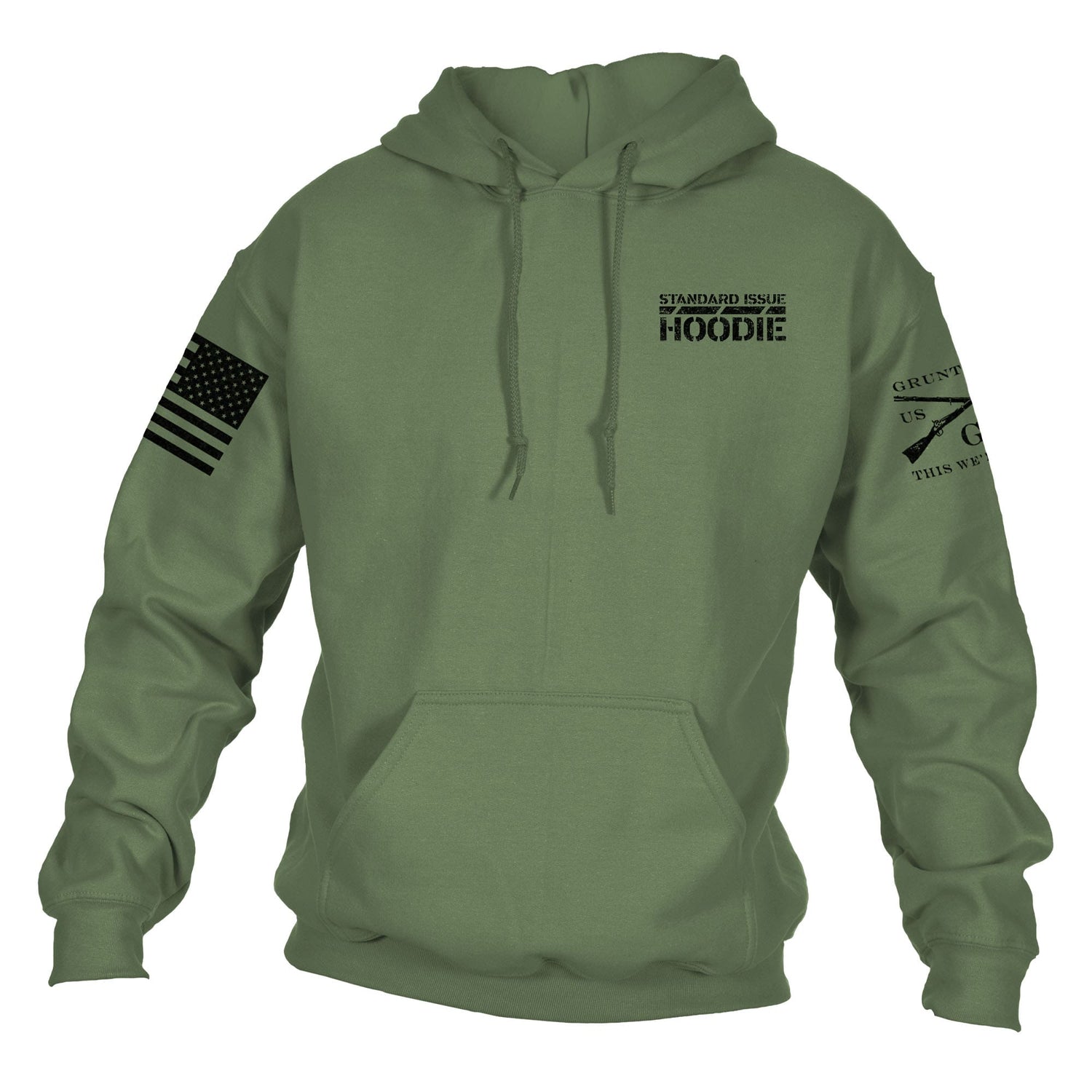 this is my hoodie forest green | Grunt Style 