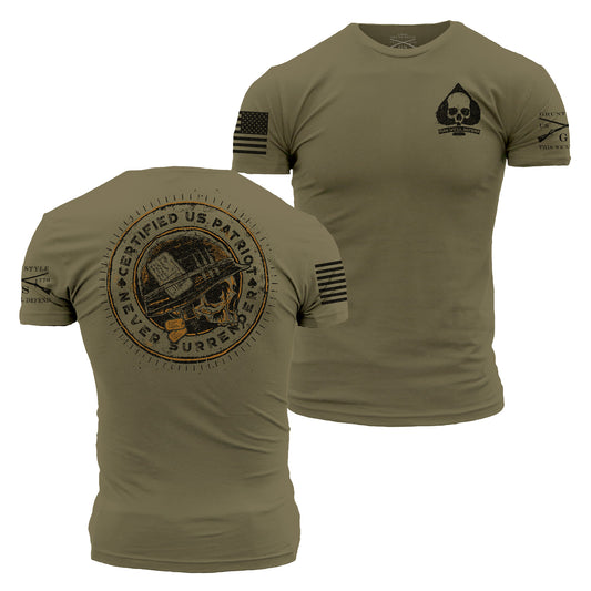Military Green Men's Patriot Seal T-Shirt | Grunt Style 