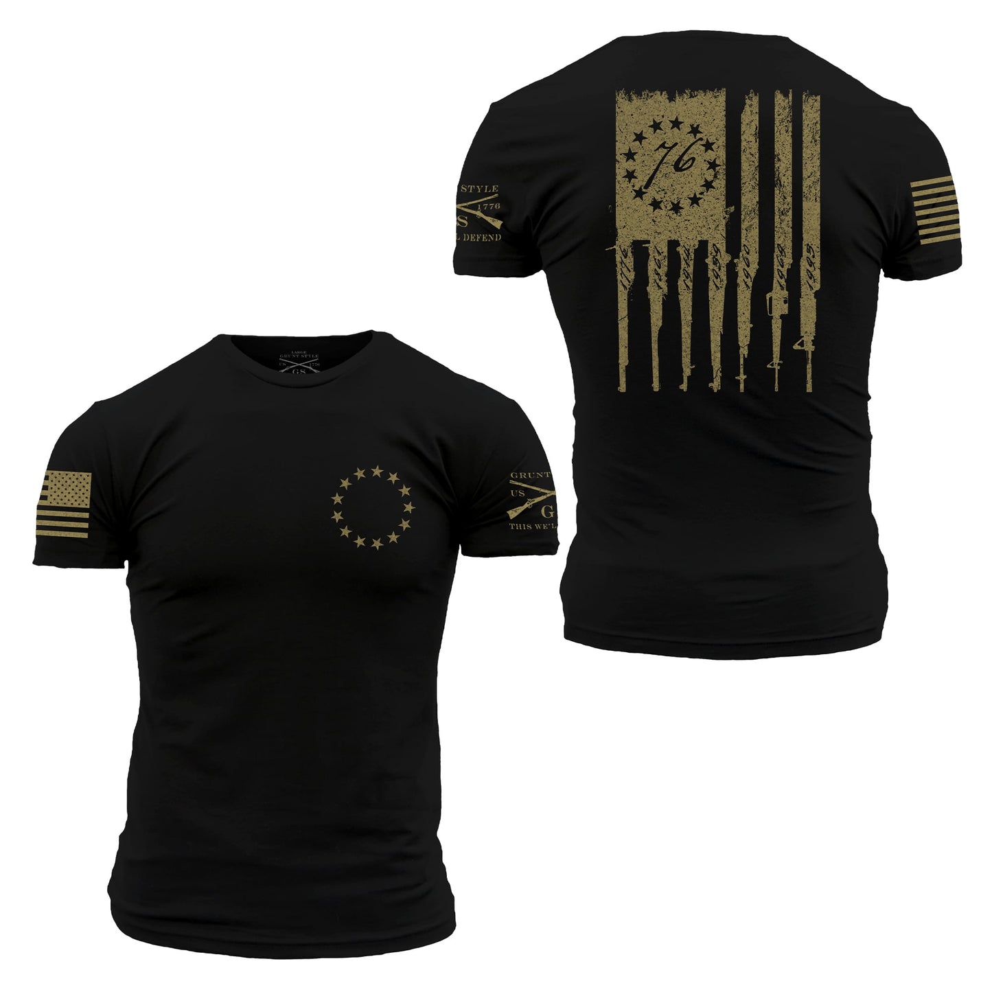 Betsy Rifle Flag Graphic Tee | Grunt Style 