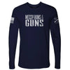 Long Sleeved Tee - Messy Buns & Guns | Grunt Style 