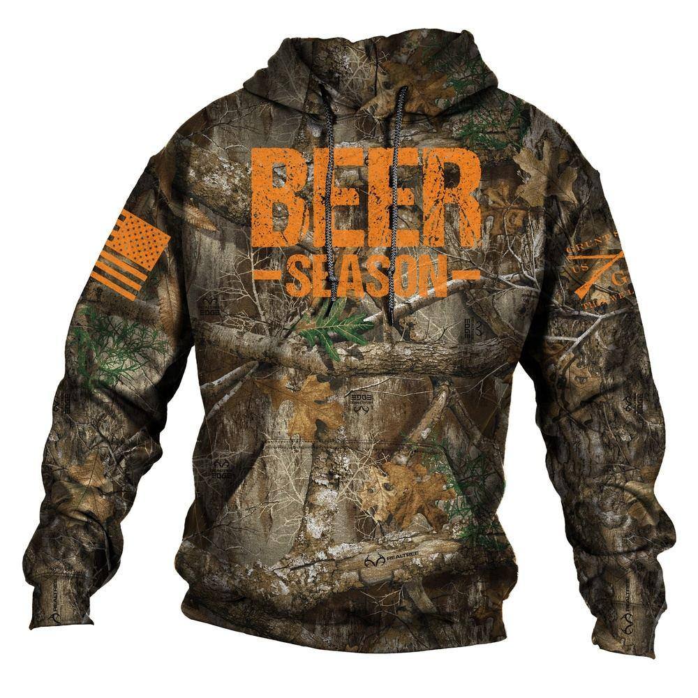 Realtree Edge® - Beer Season Hoodie - All Over Camo – Grunt Style, LLC