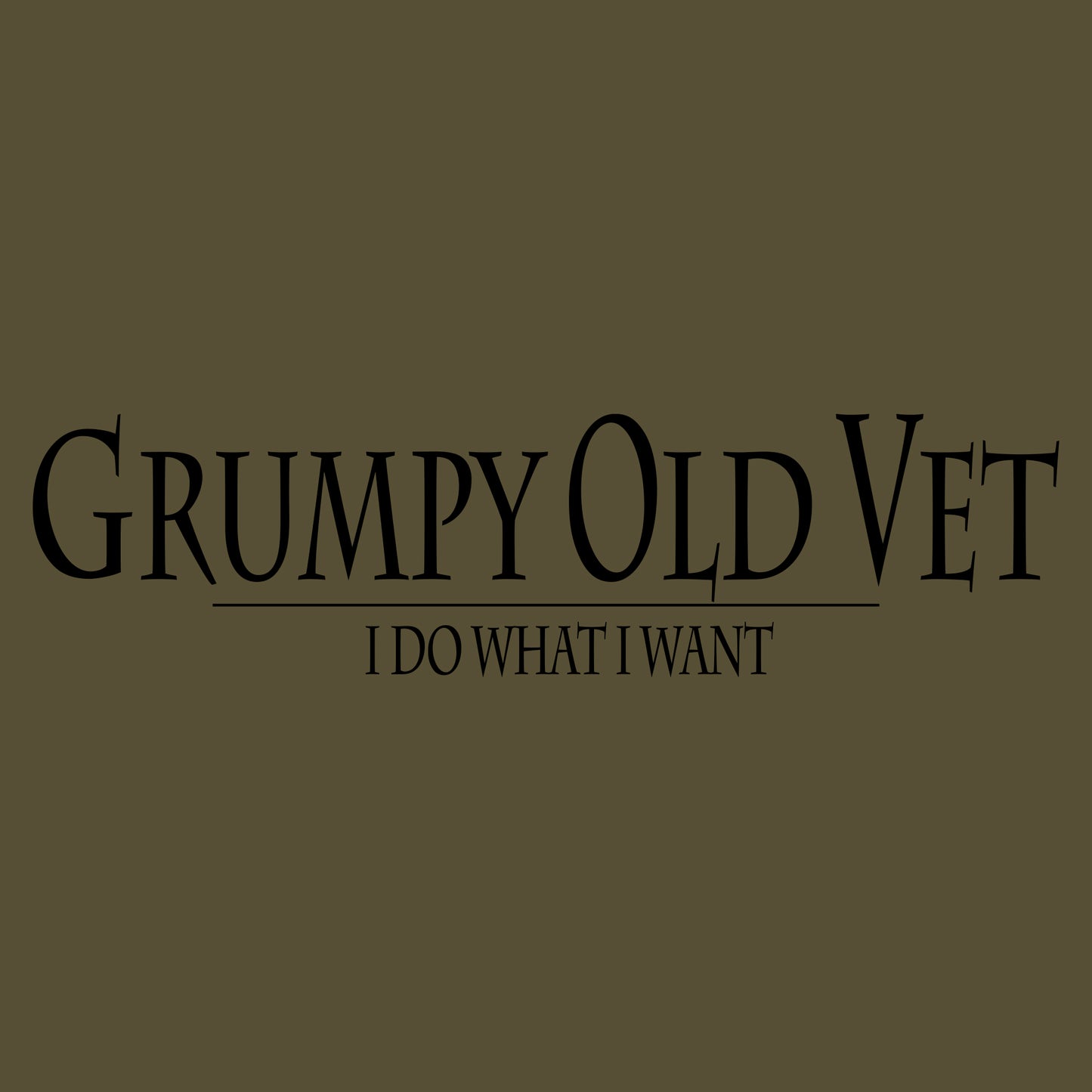 Veteran Apparel - Grumpy Old Vet 
