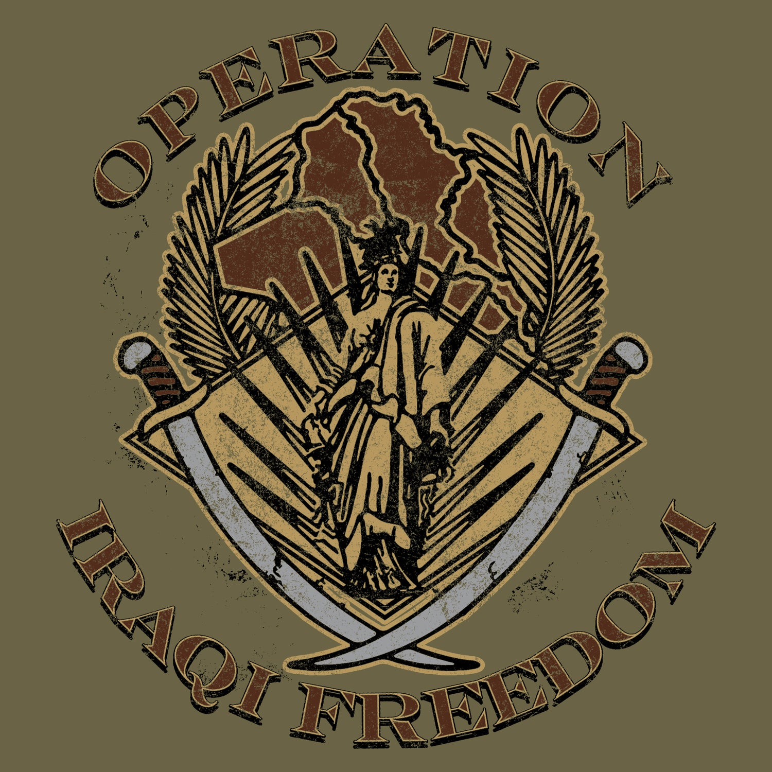 Operation Iraqi Freedom Military Shirts 