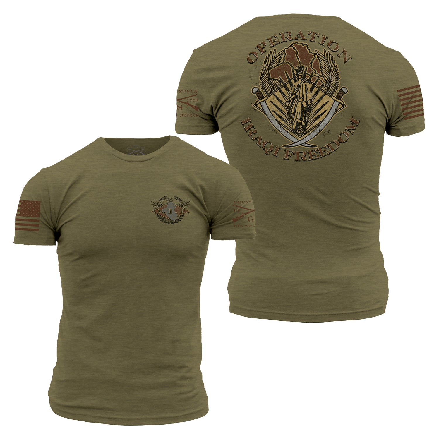 O.I.F. veteran Military Shirts 