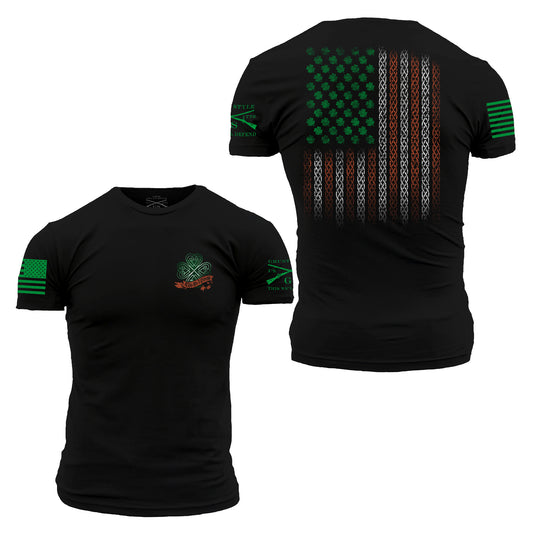 This We'll Defend Graphic Tee Irish Colors | Grunt Style 