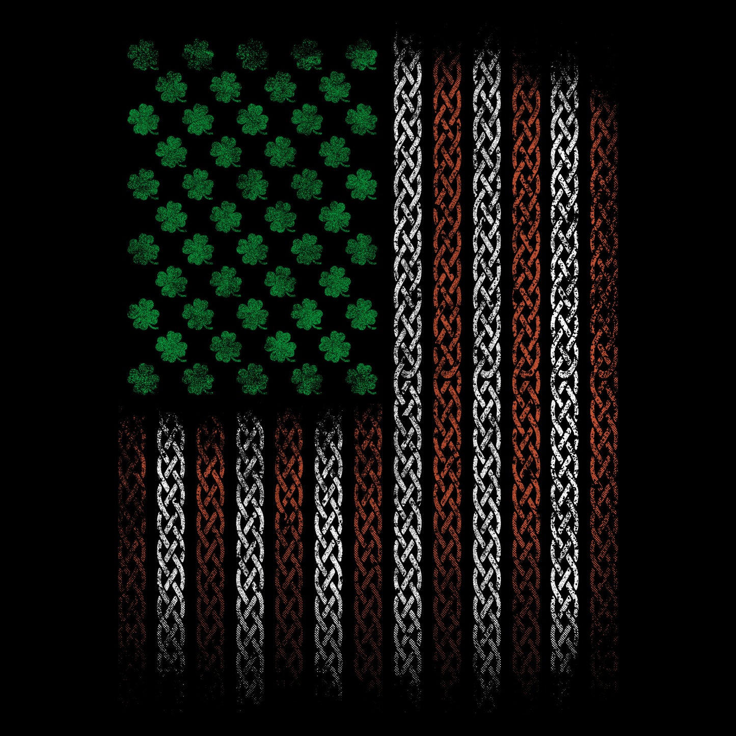 Irish Colors USA Flag Graphic | Grunt Style 