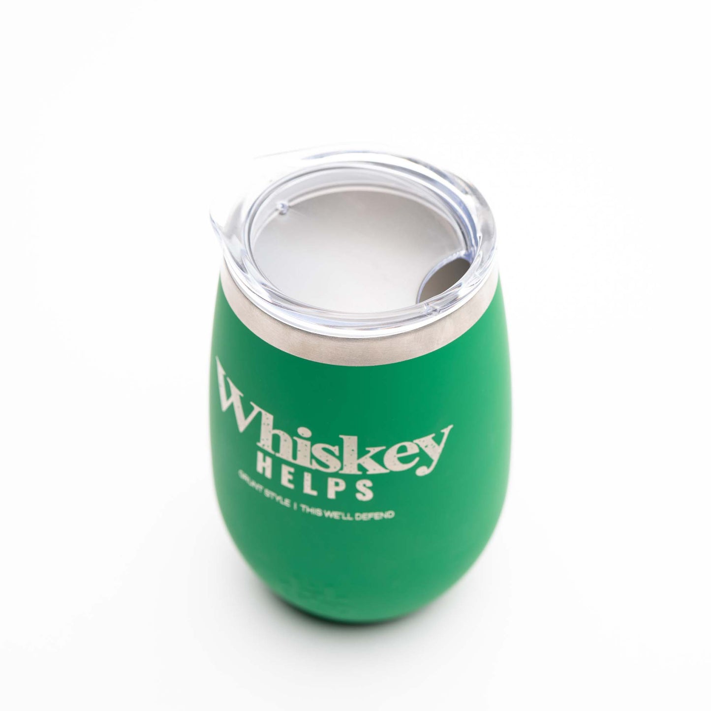 Green Whiskey Helps‚Ñ¢ 12oz Tumbler  | Grunt Style 