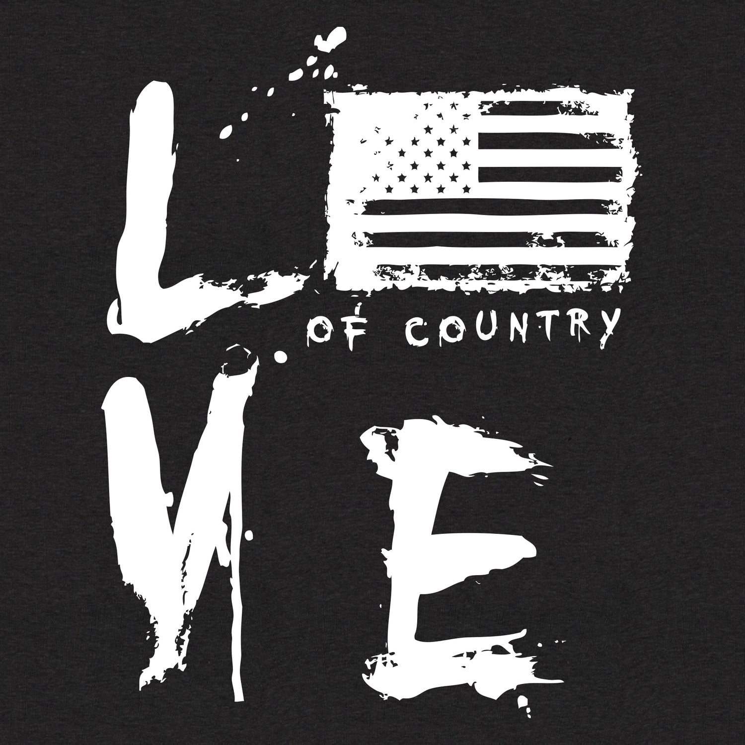 Love of Country Women's Black | Grunt Style