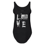 Love of Country Women's Flowy Tank Top | Grunt Style