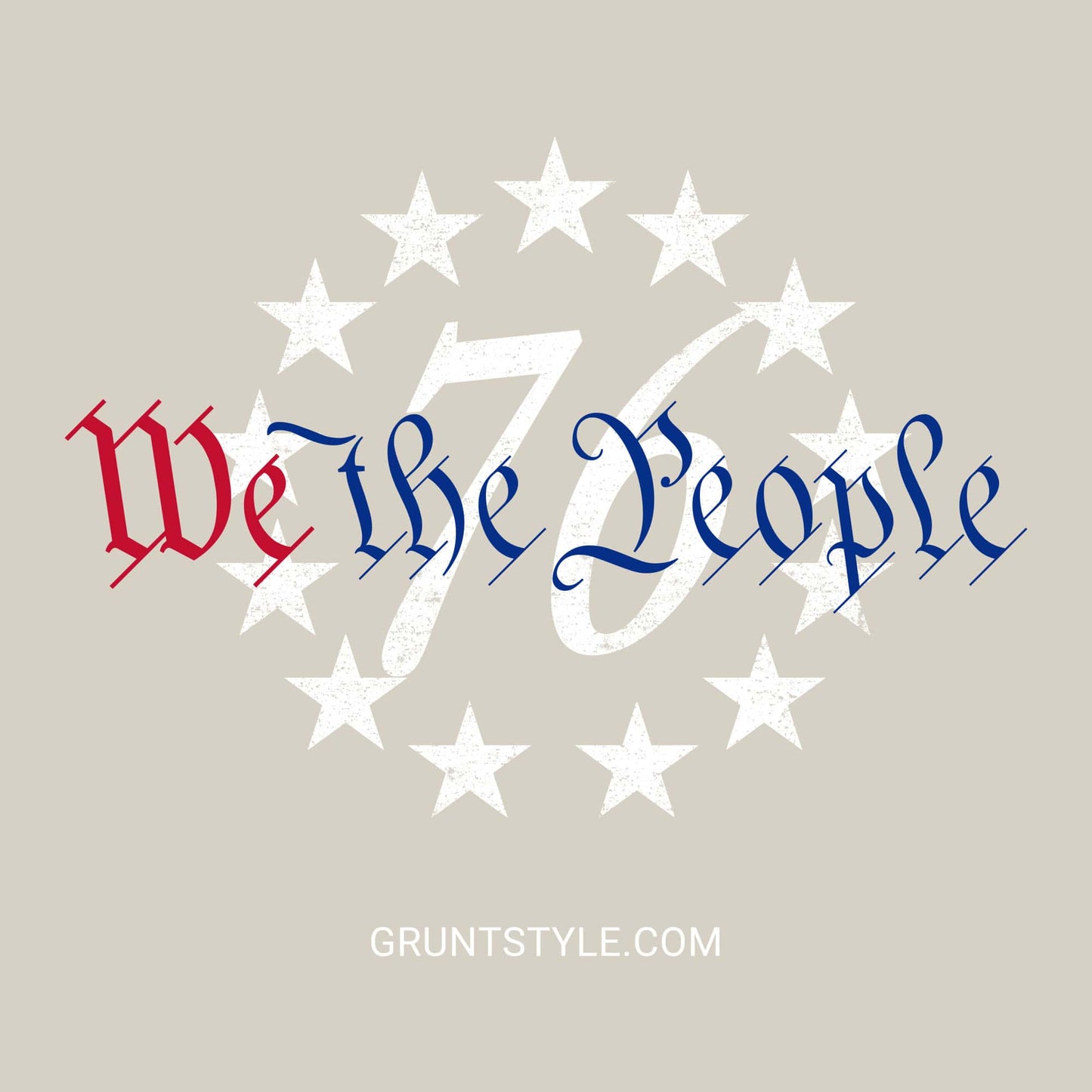 We The People Patriotic Sticker | Grunt Style 