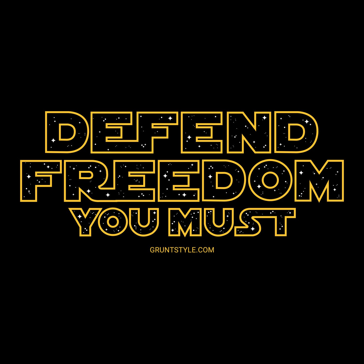 Defend Freedom You Must Sticker | Grunt Style 