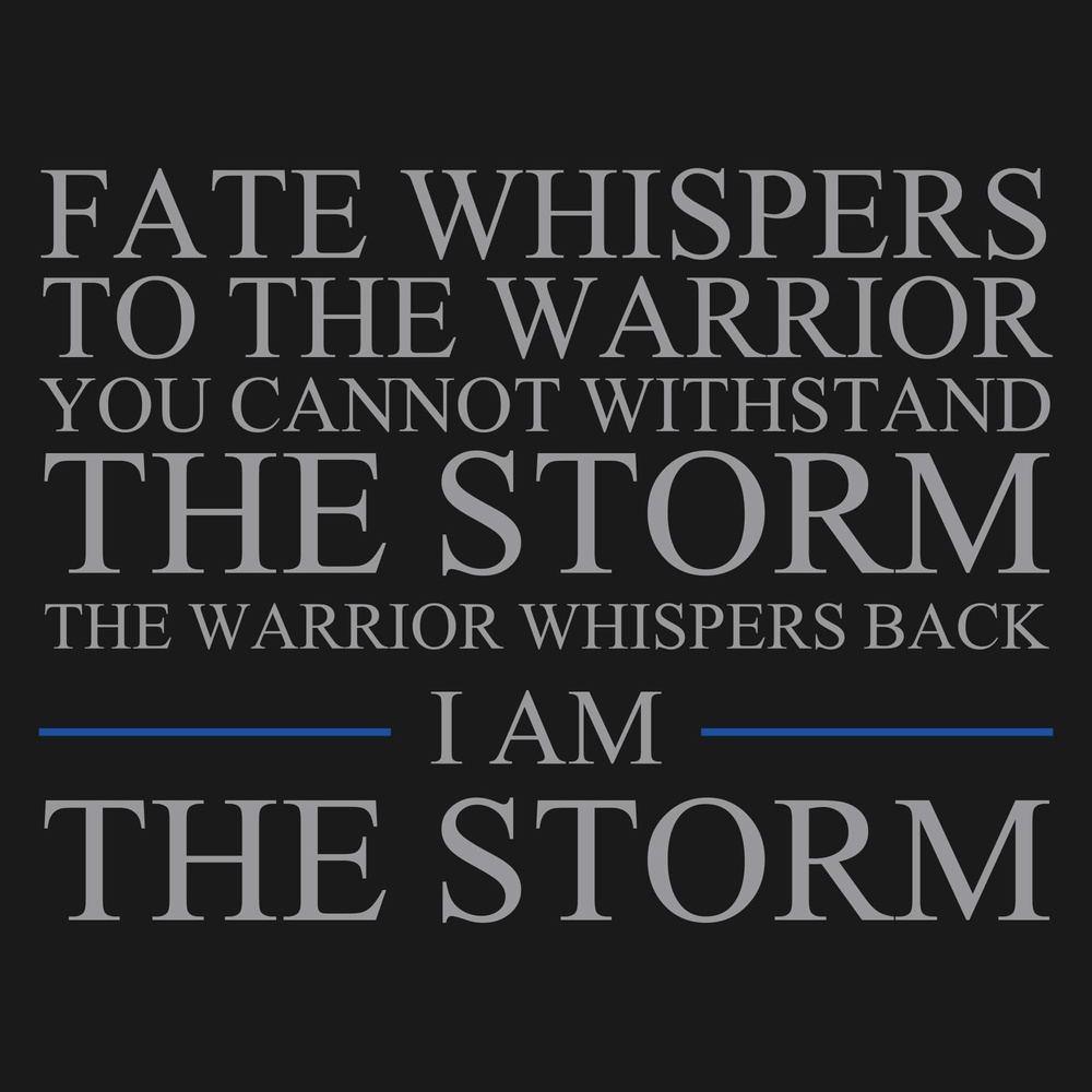 I Am The Storm T-Shirt - Black